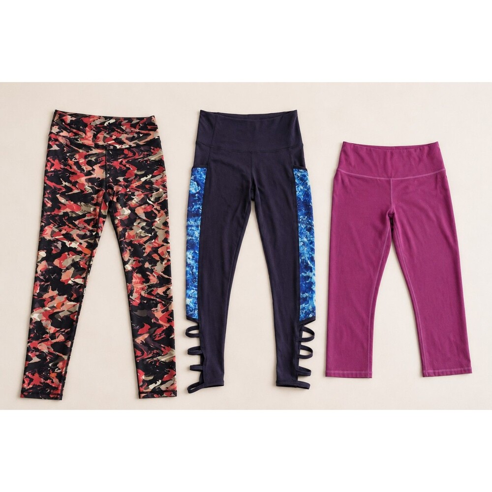 Bundle of 3 Women's Athletic Leggings | Fabletics & Balance Collection | Size S